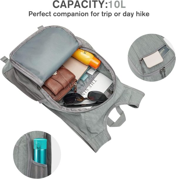 G4Free 10L/15L Hiking Backpack Lightweight Packable Hiking Daypack Small - Image 2