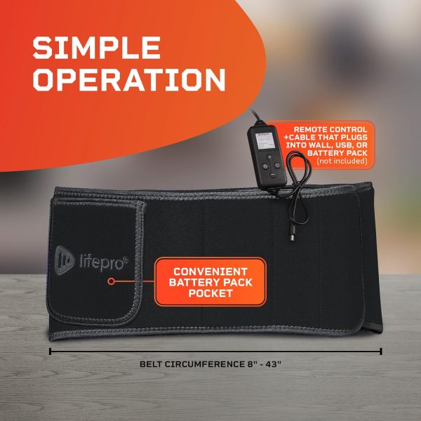 Lifepro Red Light Therapy Belt - Near Infrared Light Therapy & Red Light - Image 8