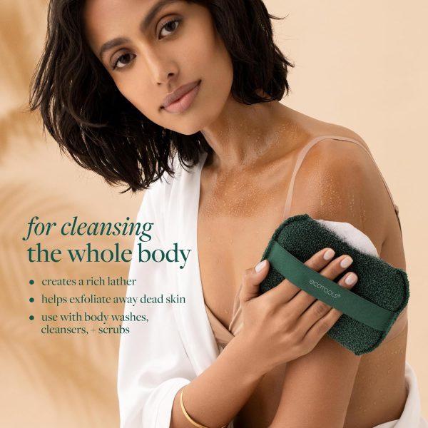 EcoTools XL Body Buffer, Exfoliating Body Scrubber, Large Sponge for Whole - Image 3