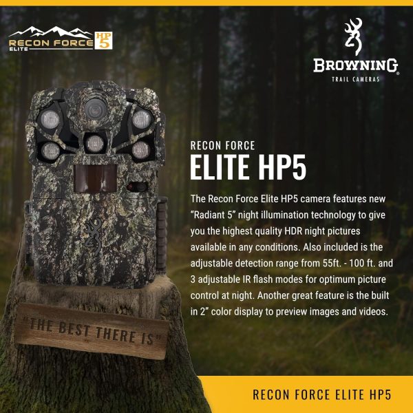 Browning Trail Cameras Recon Force Elite HP5 - BTC-7E-HP5 - Game Camera, - Image 2