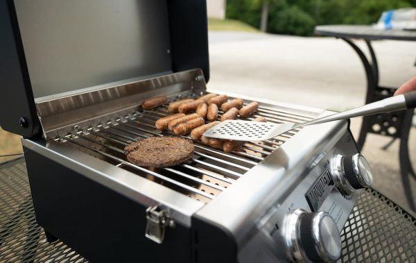 Portable Propane Gas Grill 2-Burner Tabletop Clearview® Monument Grills for - Image 9