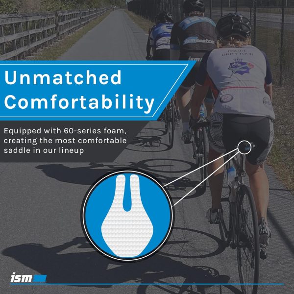 ISM PR Series Noseless Bicycle Seat - Anatomic Relief Bicycle Saddle for - Image 6