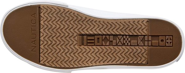 Nautica Girls Fashion Shoe - Lace-Up Low-Top Tennis Sneakers for Big Kids, - Image 4
