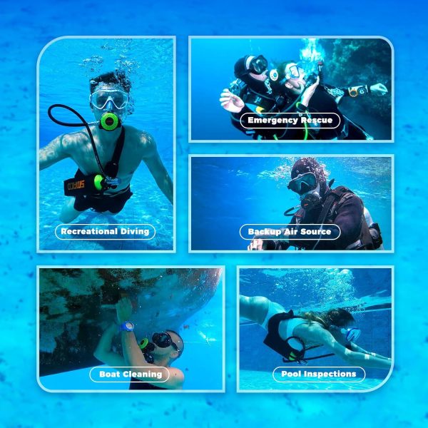 SMACO Scuba Tank Diving Gear for Diver 1L Mini Scuba Tank Small Diving - Image 6