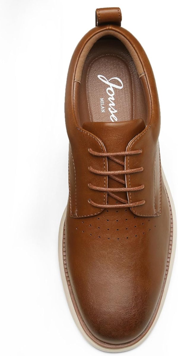 Jousen Mens Dress Shoes Oxfords Casual Retro Classic Comfortable Formal - Image 8