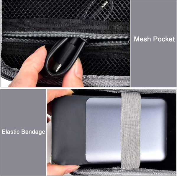 Case Comaptible with Anker 733 Power Bank (GaNPrime PowerCore 65W), 2-in-1 - Image 3