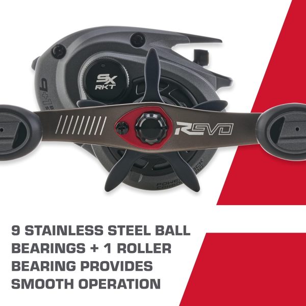 Abu Garcia Revo SX Rocket Low Profile Baitcast Fishing Reel - Image 6