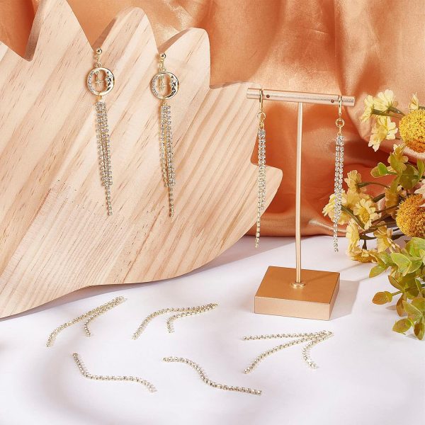 SUNNYCLUE 1 Box 24Pcs 3 Style Tassel Earring Charms Chain Tassel Earrings - Image 4