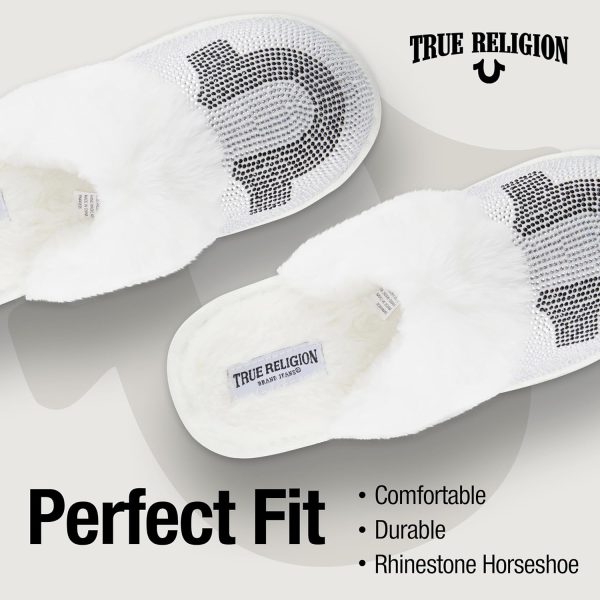 True Religion Slippers for Women Gifts for Women Cozy House Slippers for - Image 5