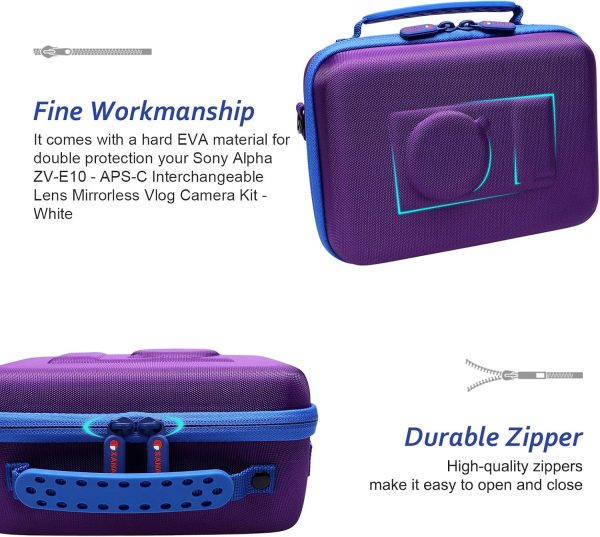 XANAD Carrying Case for Sony Alpha ZV-E10/ ZV-E10L/ ZV-1/ ZV-1F Camera - Image 5