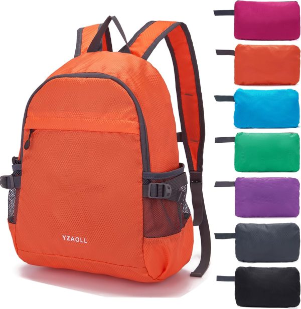 YZAOLL Small Lightweight Packable Hiking Backpack, 20L Hiking Backpack Day - Image 7