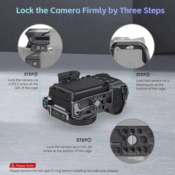 SmallRig A7 IV Cage with Top Handle and Clamp for HDMI Cable, Basic Kit for - Image 3