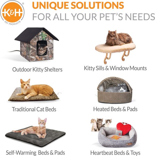 K&H Pet Products Cat Window Perch for Large Cats, EZ Mount Penthouse Window - Image 8