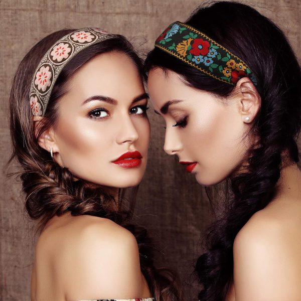 EBOOT 4 Pieces Boho Headband for Women Embroidery Wide Hair Band Bohemia - Image 7