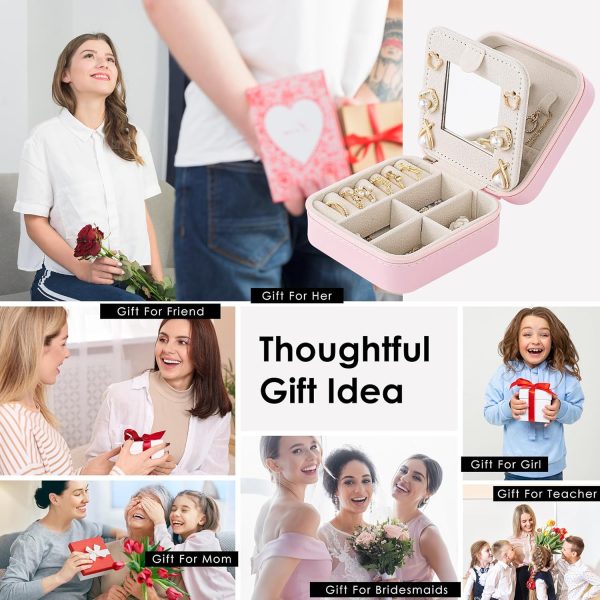 Birthday Gifts For Women, Initial Jewelry Box, Travel Jewelry Case, Gifts - Image 7