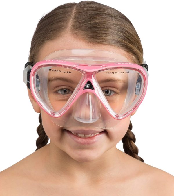 Cressi Snorkeling Silicone Set (mask & Dry Snorkel) for Kids Aged 5 to 15 - Image 3