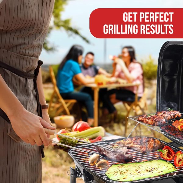 Grill Trade Portable Charcoal Grill - Mini BBQ Grill - Small Table Top - Image 4