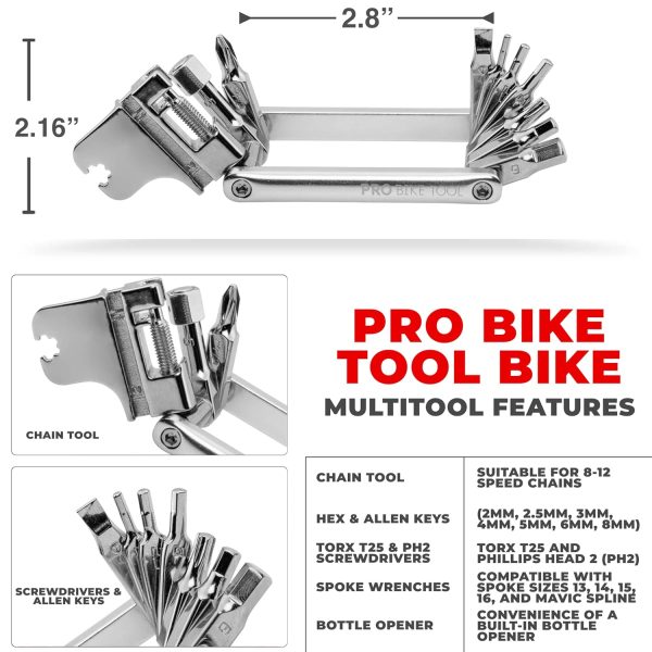 PRO BIKE TOOL 17-in-1 Bike Repair Stand - Lightweight and Durable Bike Tool - Image 2