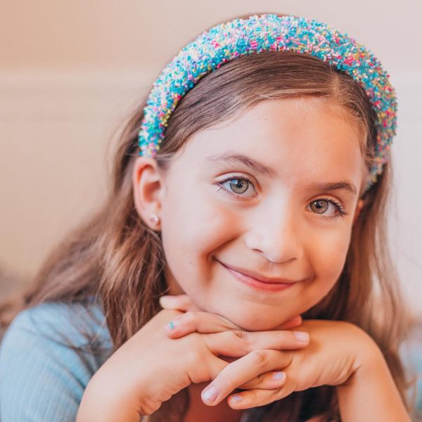 FROG SAC Headband for Girls, Candy Sprinkles Padded Headbands for Kids, - Image 2