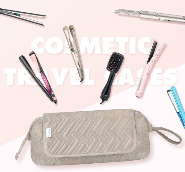 Leudes Hair Tools Travel Bag for Women Heat Resistant Mat for Travel - Image 7