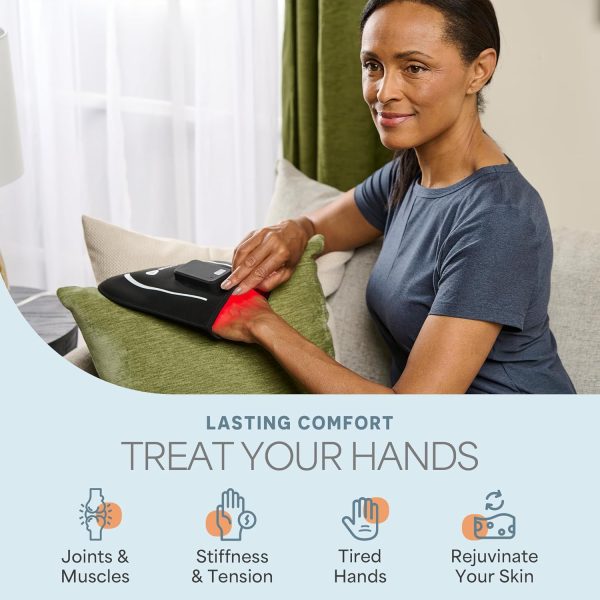 LifePro Red Light Therapy Glove - Rechargeable LED Near Infrared Light - Image 2