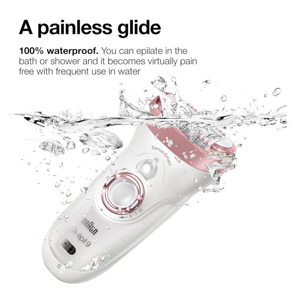 Braun Epilator Silk-épil 9 9-720, Hair Removal Device, Epilator for Women, - Image 7