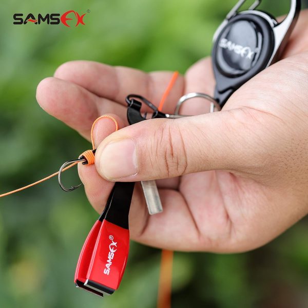 SAMSFX Fishing Knot Tying Tool, Multifunctional Fly Fshing Nippers, Quickly - Image 5