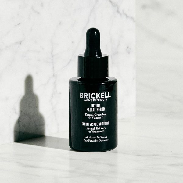 Brickell Men's Retinol Skin Care Serum Treatment For Firming Face Lines & - Image 2