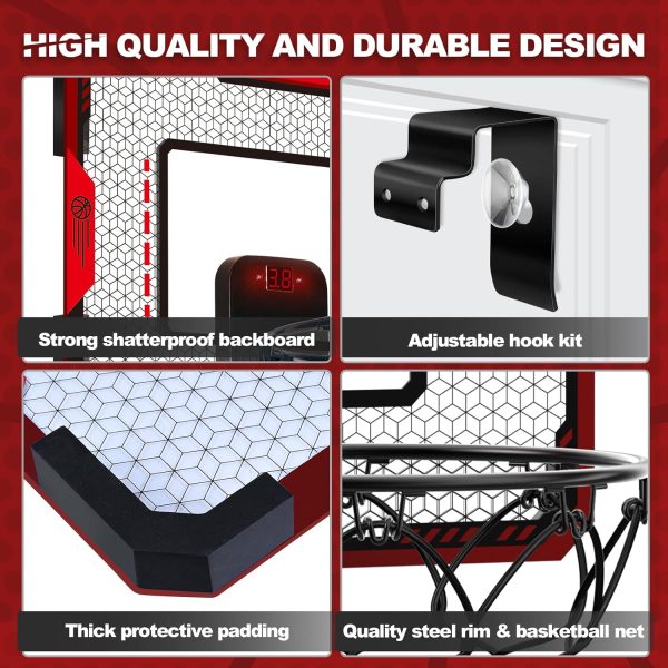 Indoor Basketball Hoop for Kids 5 6 7 8 9 10+Years Old Boys,Mini Basketball - Image 7