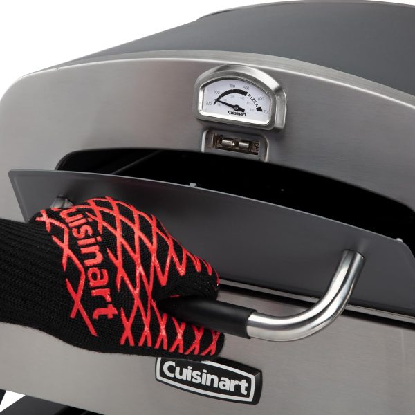 Cuisinart CGG-403 3-in-1 Grill, Griddle and Pizza Oven, Stainless Steel - Image 17