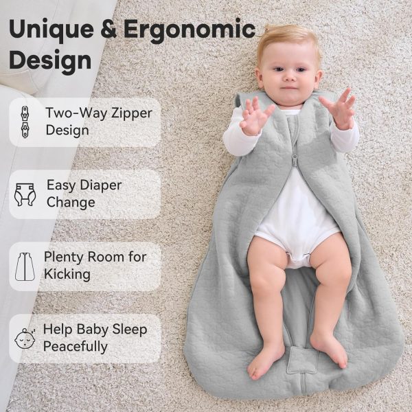 Baby Sleep Sack 12-18 Months TOG 2.5 Winter Baby Wearable Blanket, 100% - Image 4