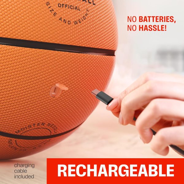 Rechargeable Light Up Basketball Ball - Glow in The Dark Basketball - Image 3