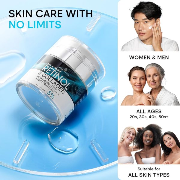 REMEDIAL PAX Face Moisturizer Retinol Cream, Anti Aging Neck Firming Cream, - Image 4