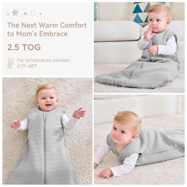 Baby Sleep Sack 12-18 Months TOG 2.5 Winter Baby Wearable Blanket, 100% - Image 6