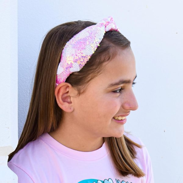 FROG SAC Heart Headband for Girls - Knotted Valentines Day Head Bands for - Image 6