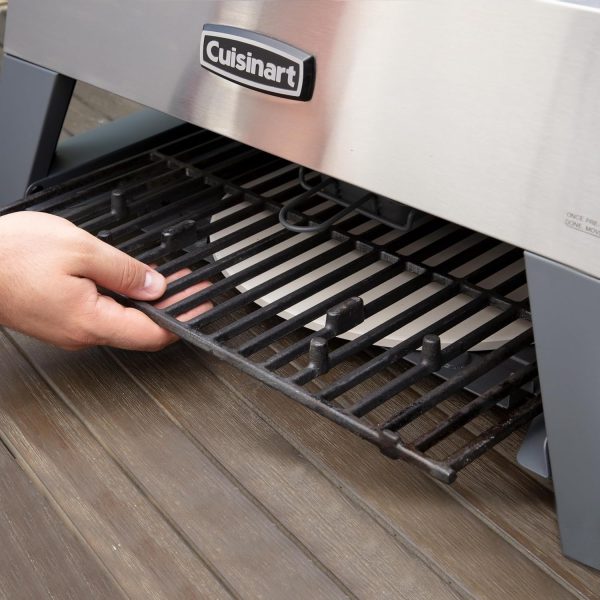Cuisinart CGG-403 3-in-1 Grill, Griddle and Pizza Oven, Stainless Steel - Image 10