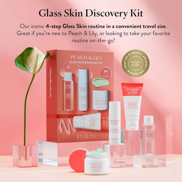 Peach & Lily - Glass Skin Discovery Kit (4 Products) - Cleanser, Essence, - Image 2