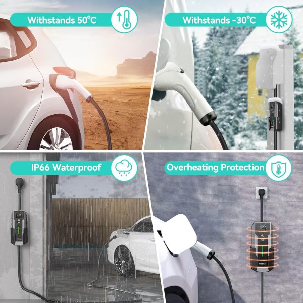 Level 2 EV Charger Portable 32Amp,7.68KW Electric Vehicle Charger - Image 6