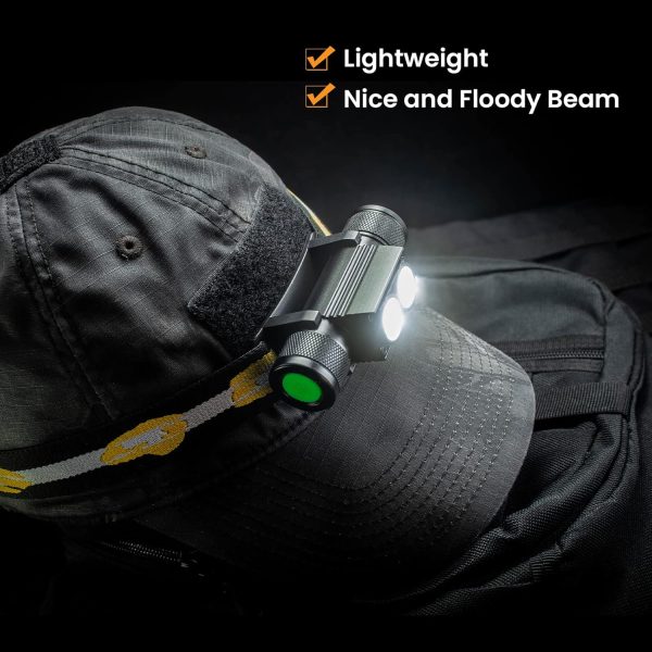 sofirn Headlamp, 1200 Lumen Rechargeable Head Lamp with Bright SST40 LED, - Image 4