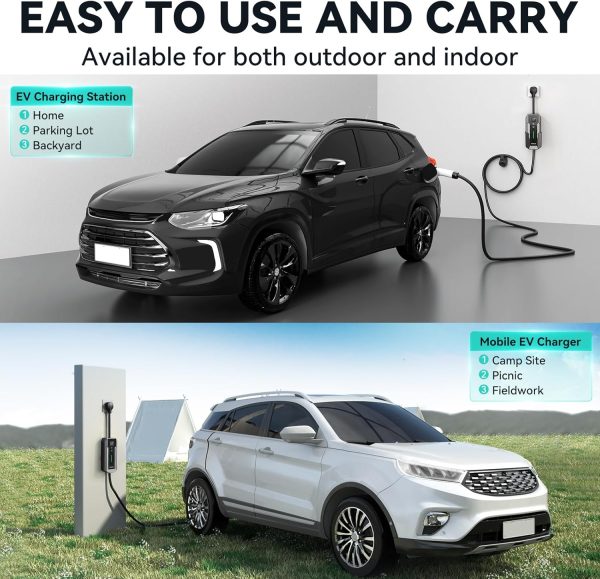 Level 2 EV Charger Portable 32Amp,7.68KW Electric Vehicle Charger - Image 7