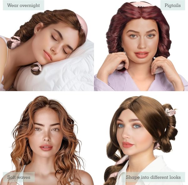 Heatless Hair Curler-Overnight Heatless Curls, Heatless Curling Rod for - Image 6