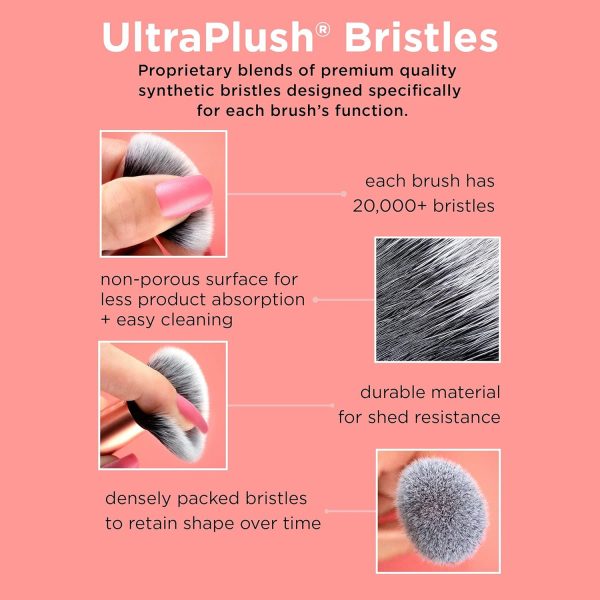 Real Techniques Bubble Blending Makeup Brush, Multipurpose Blending Brush - Image 10