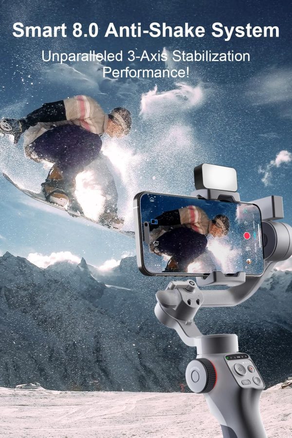 FUNSNAP C05 Kit Gimbal Stabilizer for Smartphone, iPhone Gimbal 3-Axis with - Image 3