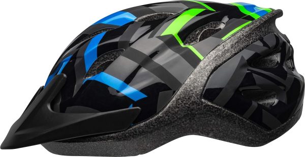 Bell Axle Youth Bike Helmet, Black/Force/Krypto Shifter (7073364) - Image 6