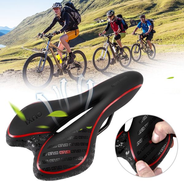 OUXI Comfort Bike Seat Comfortable Gel Bicycle Saddle Replacement Soft - Image 8