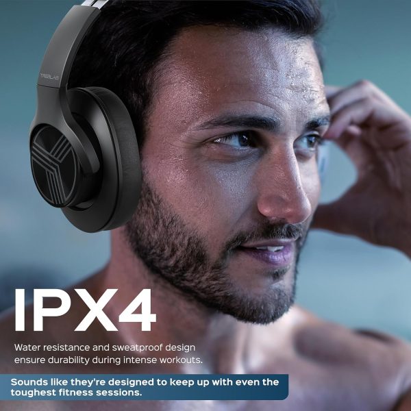 TREBLAB Z2 Active Noise Cancelling Workout Headphones - Signature-HD Sound, - Image 6