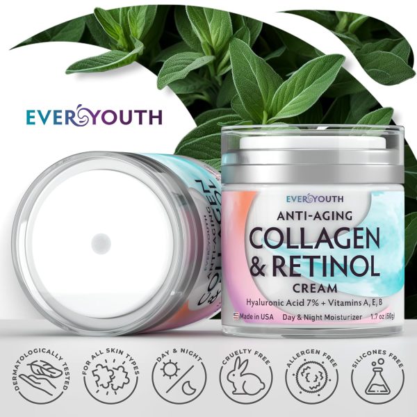 Face Moisturizer for Women, Anti Aging Collagen Cream for Face with - Image 7