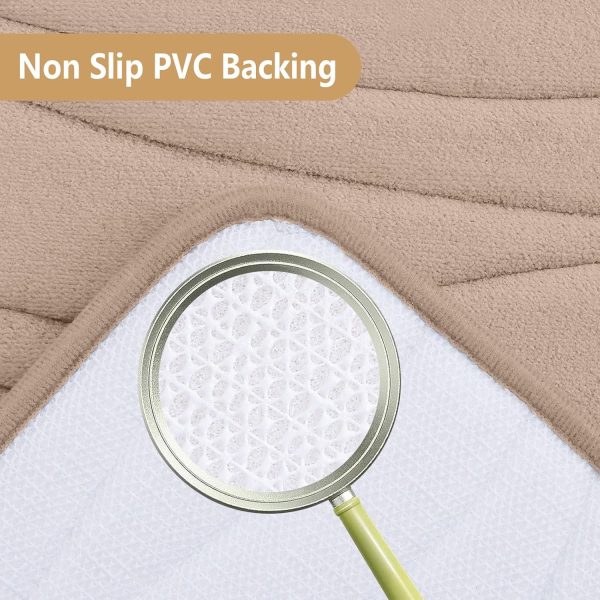 Buganda Memory Foam Bathroom Rug Mat 30x20, Extra Soft and Absorbent Bath - Image 4