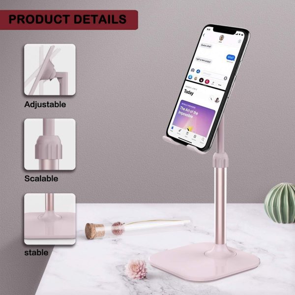 Doboli Cell Phone Stand, Phone Stand for Desk, Phone Holder Stand - Image 4