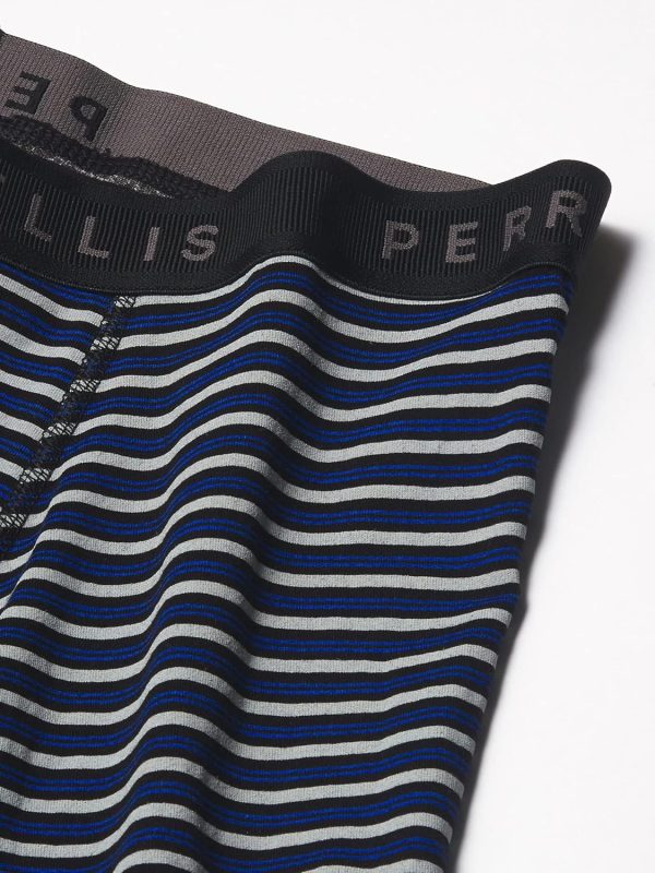 Perry Ellis Men's Cotton Stretch Boxer Briefs, Tagless, No Roll Waistband, - Image 3